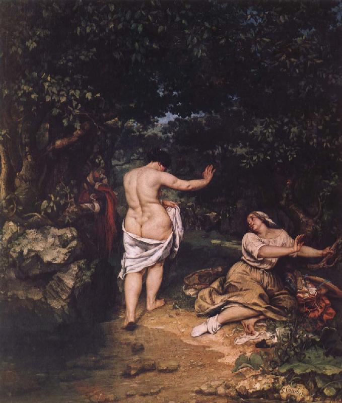 Gustave Courbet The bathers